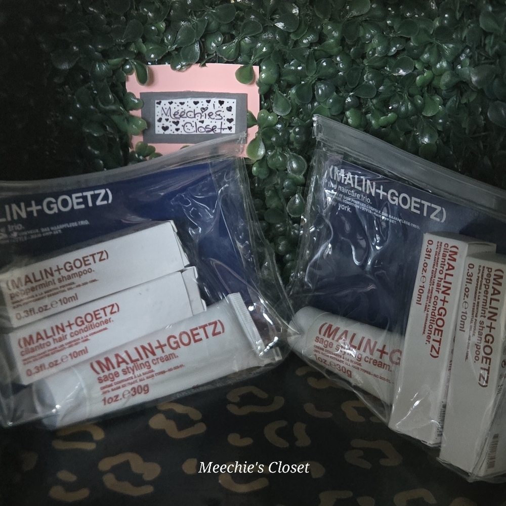 Malin + Goetz The Hair Care Trio Lot Of 2 New